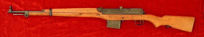 Swedish AG42b Ljungmann rifle, left side