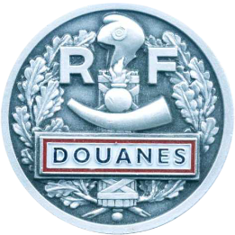 French Customs Bureau badge