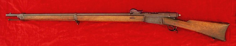 Swiss Vetterli M. 1878 rifle, left side