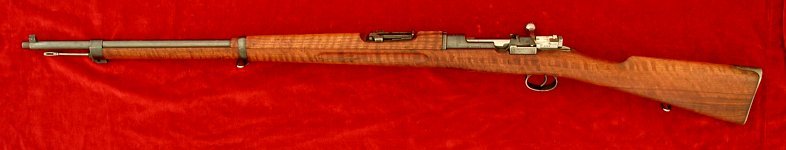 Swedish M1896 Mauser rifle, left side