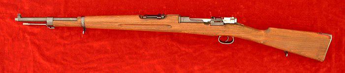 Swedish M1938 Mauser rifle, left side