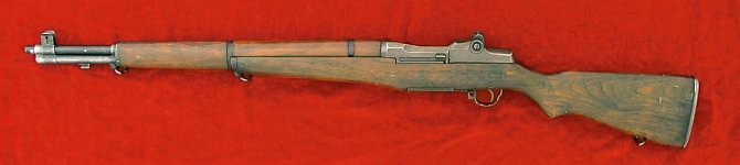 US M1 Garand rifle, left side