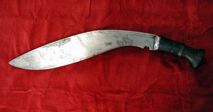 19th century kukri, left side