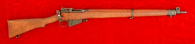 Enfield No. 4 Mk. II rifle, right side