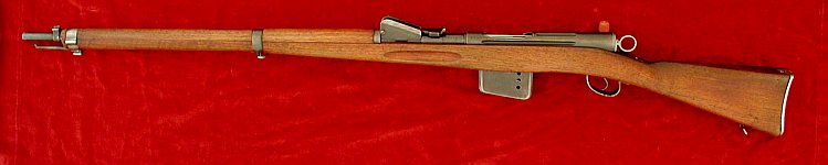 Swiss Schmidt Rubin M1889 rifle, left side