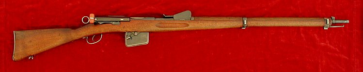 Swiss Schmidt Rubin M1889 rifle, right side