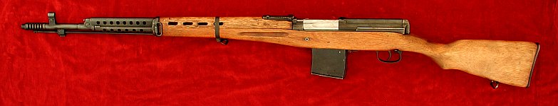 Russian SVT 1940 (Tokarev) rifle, left side