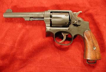 Smith & Wesson Victory Model revolver, left side