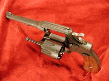 Smith & Wesson Victory Model revolver, open