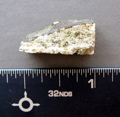 Johnstown meteorite cross-section