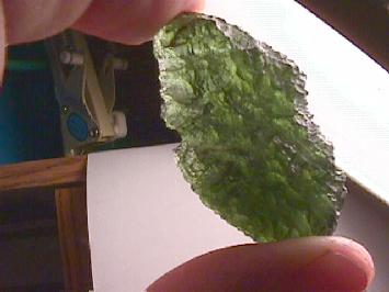 Moldavite, a type of tektite
